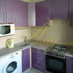 цвет-фиолетовый, стиль-модерн, угловая, кухня Модерн М70